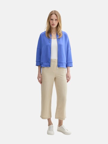 TOM TAILOR Sweatvest in Blauw