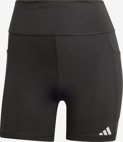 ADIDAS PERFORMANCE Sportbyxa 'Own the Run' i svart / vit, Produktvy
