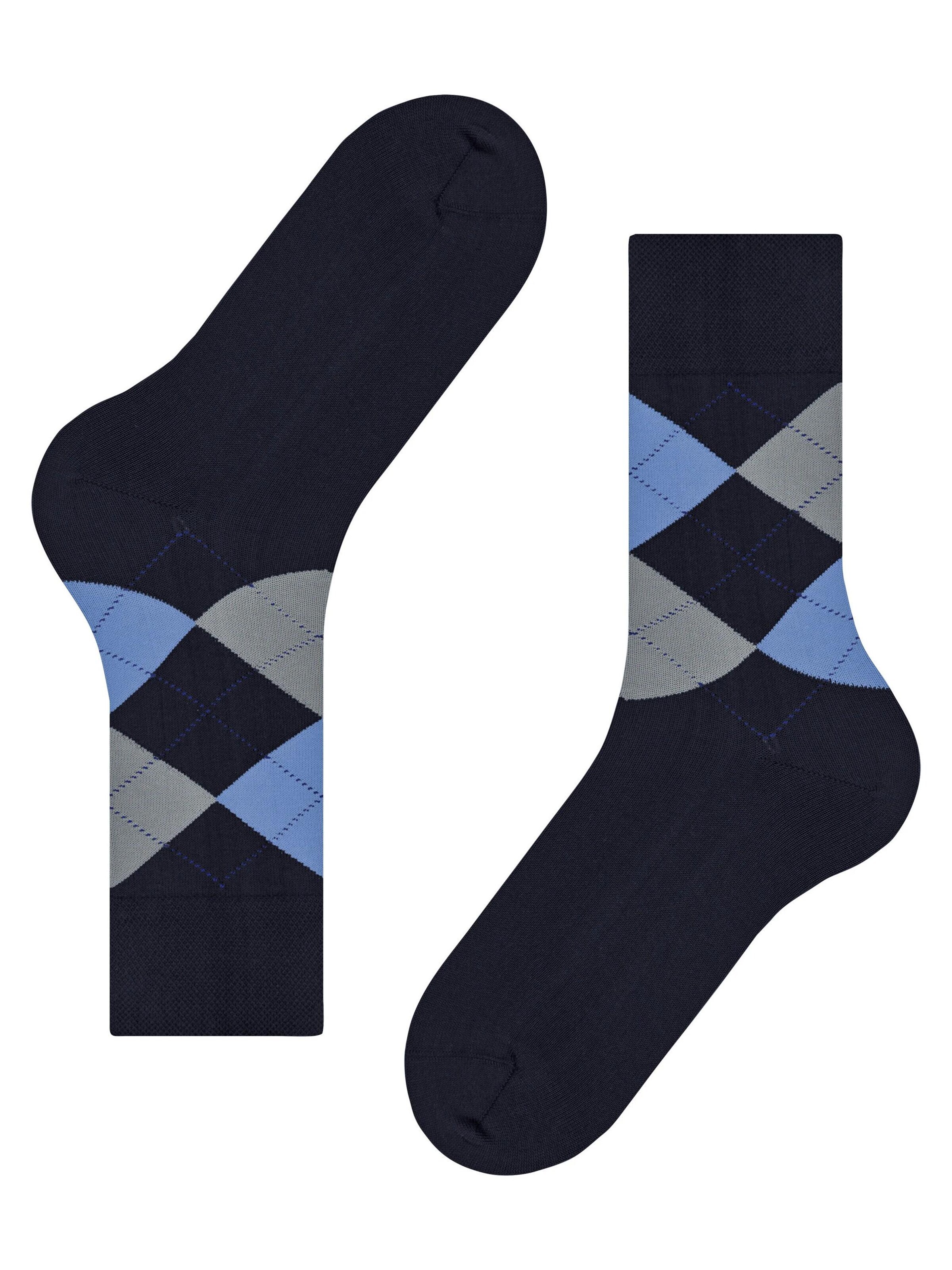 FALKE Socken 'Sensitive Argyle'‌ in Blau