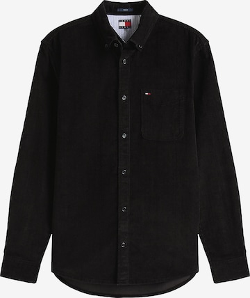Tommy Jeans Hemd in Schwarz: Vorderseite