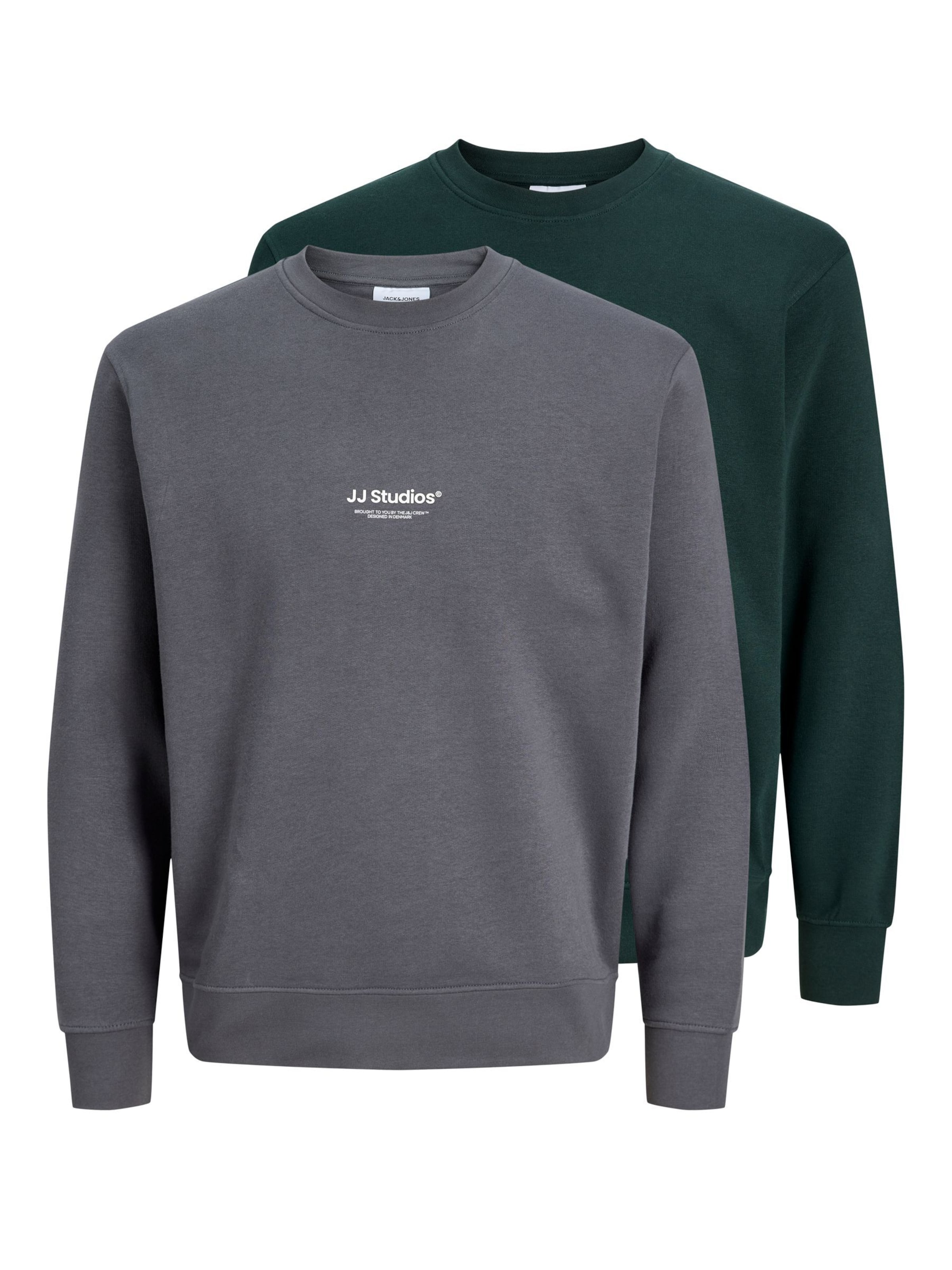JACK & JONES Sweatshirt in Grey: front
