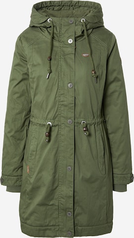 Ragwear Tussenparka 'Aurorie Organic' in Groen: voorkant