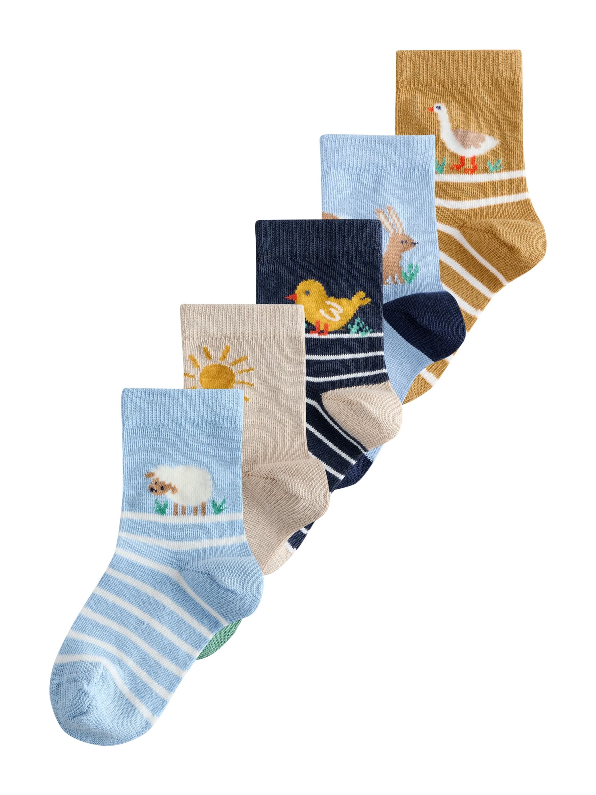 Next Socks in Beige: front