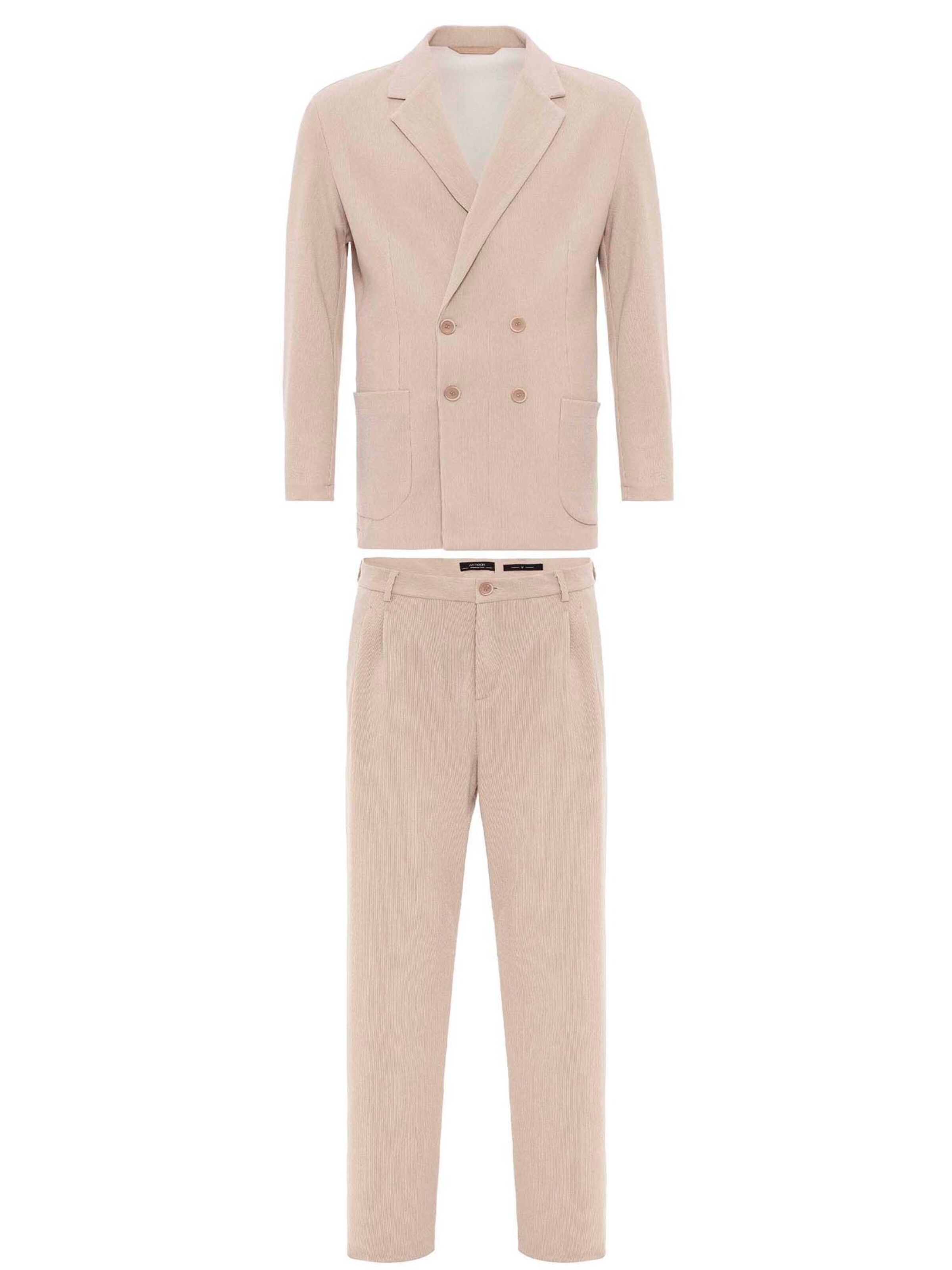 Antioch regular Κουστούμι σε μπεζ: μπροστά