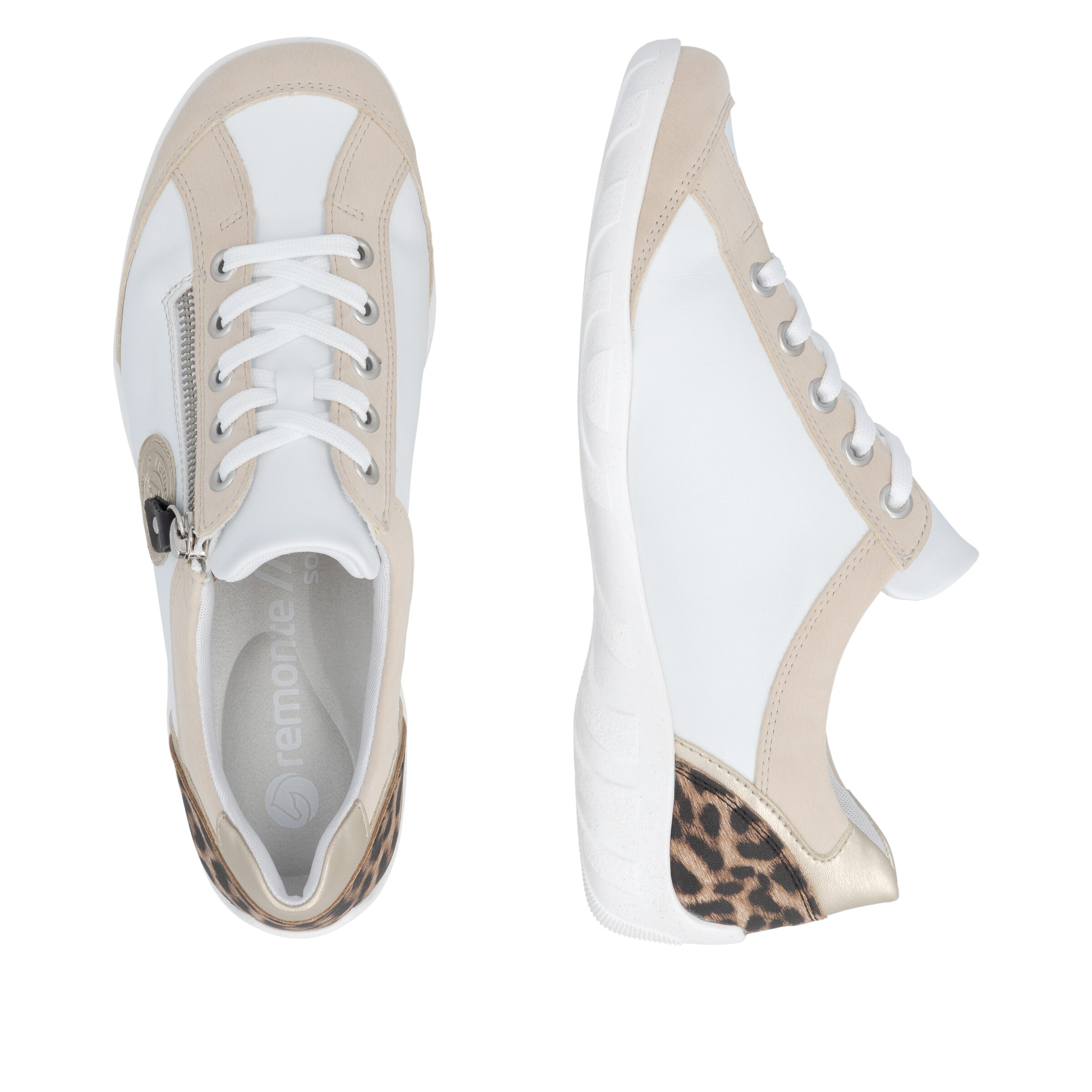 Baskets basses REMONTE en blanc