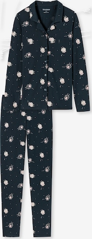 uncover by SCHIESSER Pajamas 'Pyjama Story' in Blue: front