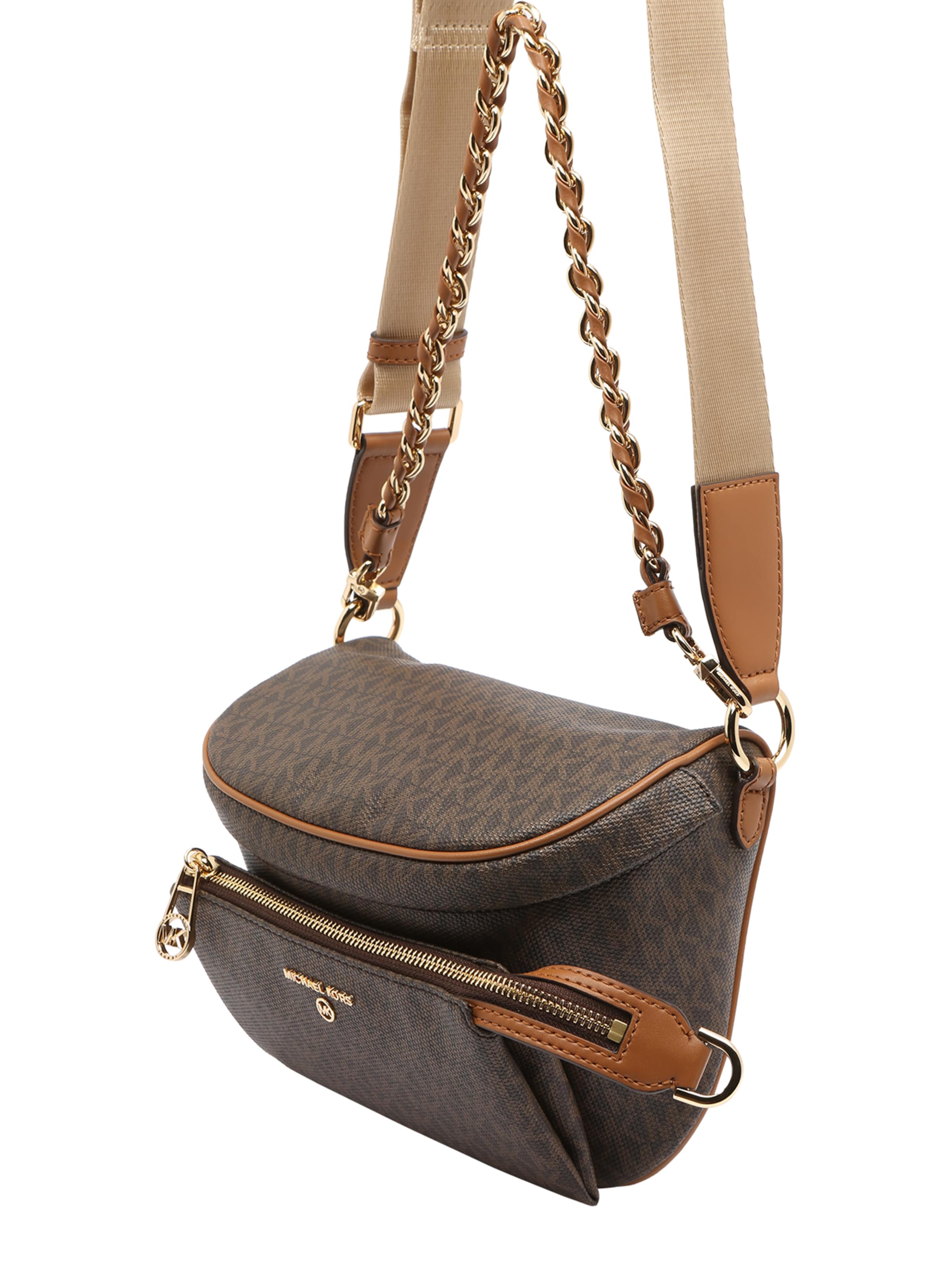 MICHAEL Michael Kors Válltáska 'Slater' - barna