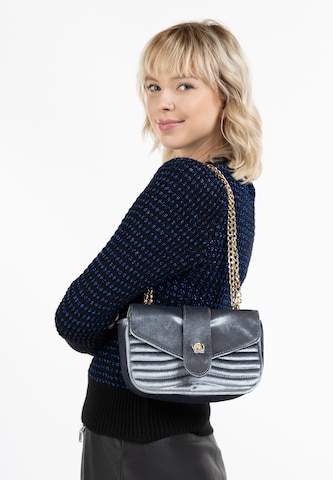 myMo at night Crossbody Bag in Silver: front