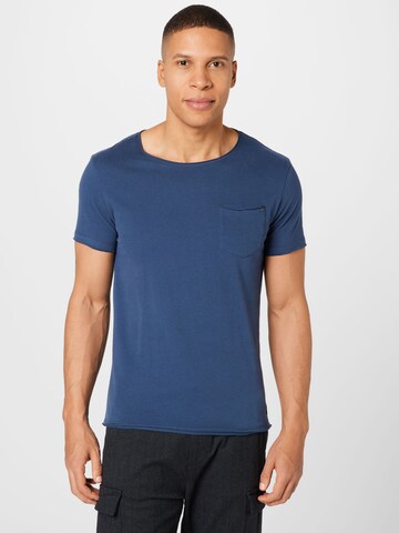 BLEND T-Shirt 'Noel' in Blau: predná strana