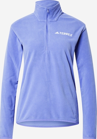 ADIDAS TERREX Спортивная кофта 'Ess' в Лиловый: спереди