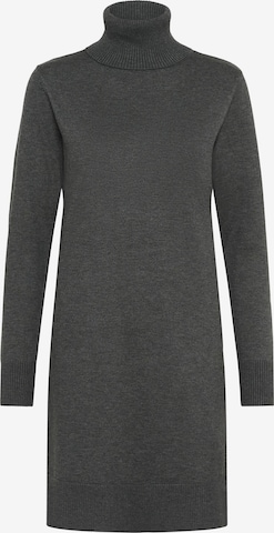 SAINT TROPEZ - Vestido de punto 'Mila' en gris: frente
