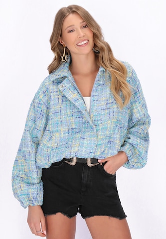 IZIA - Chaqueta de entretiempo en azul: frente