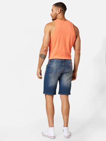 BLEND Regular Shorts in Blau