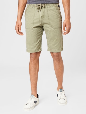 TOM TAILOR Regular Shorts in Grün: predná strana