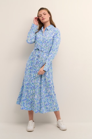 Cream Shirt dress 'Vimma' in Blue: front