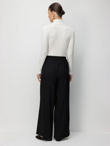 Wide Leg Pantalon à pince MixRay en noir