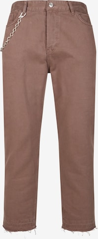 2Y Premium Regular Jeans in Brown: front