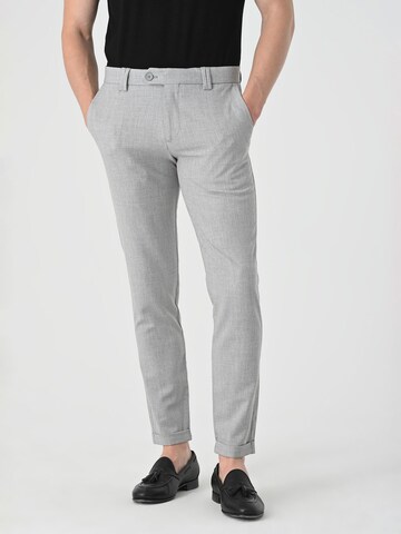 Antioch Slim fit Trousers in Grey: front