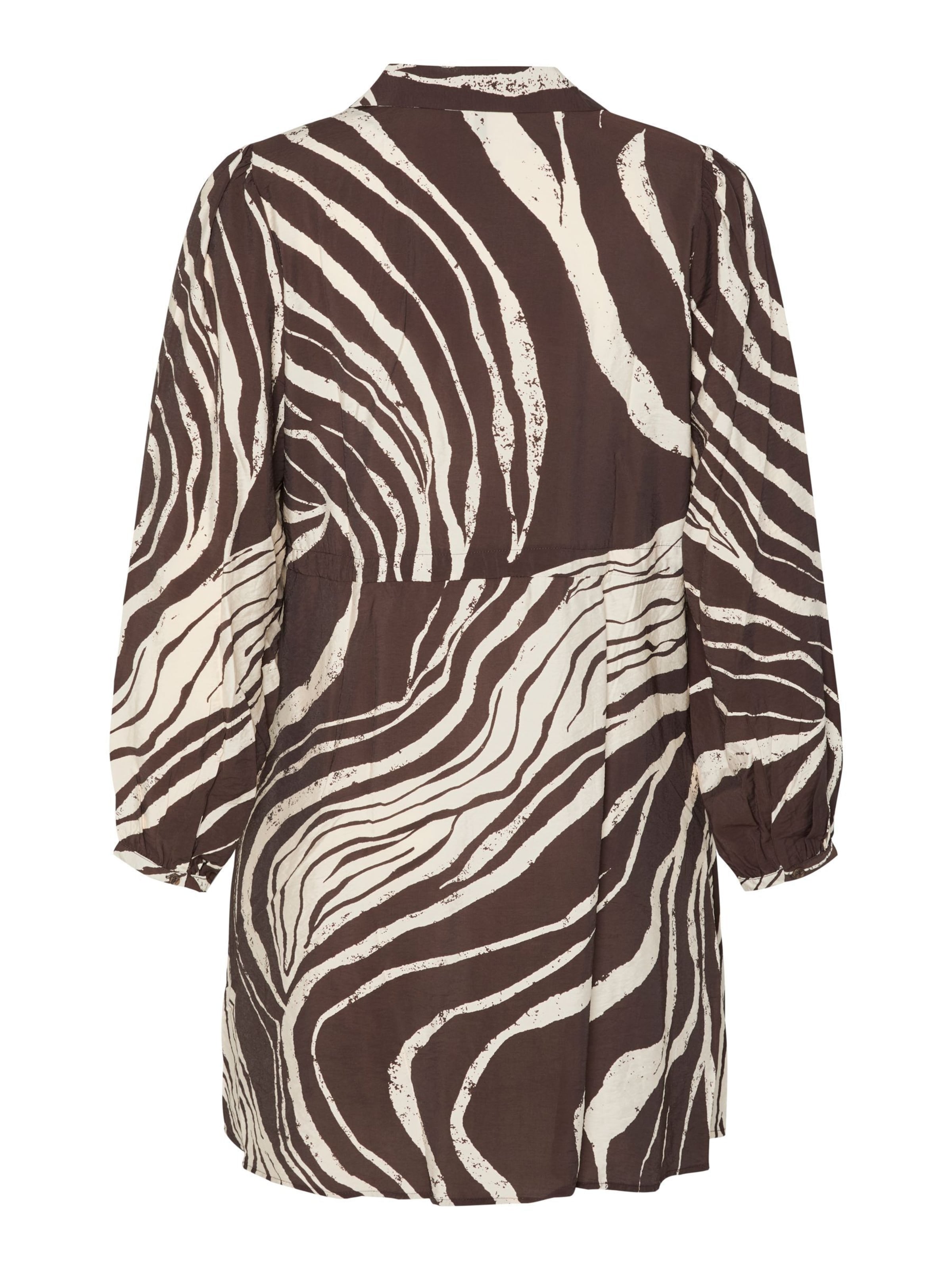 Vero Moda Curve Blousejurk in Bruin