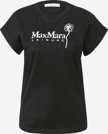 Max Mara Leisure - Camisa 'BOLIVAR' em preto: frente