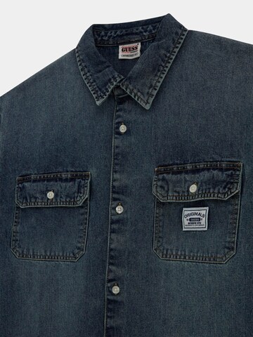 GUESS Comfort Fit Hemd in Blau
