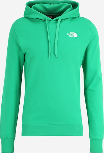 THE NORTH FACE Sweatshirt 'Seasonal Drew Peak' in grün / weiß, Produktansicht