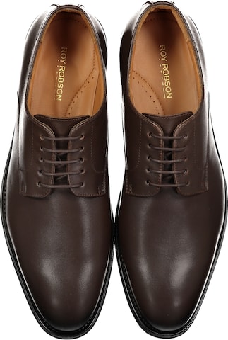 ROY ROBSON Lace-Up Shoes 'Derby' in Brown