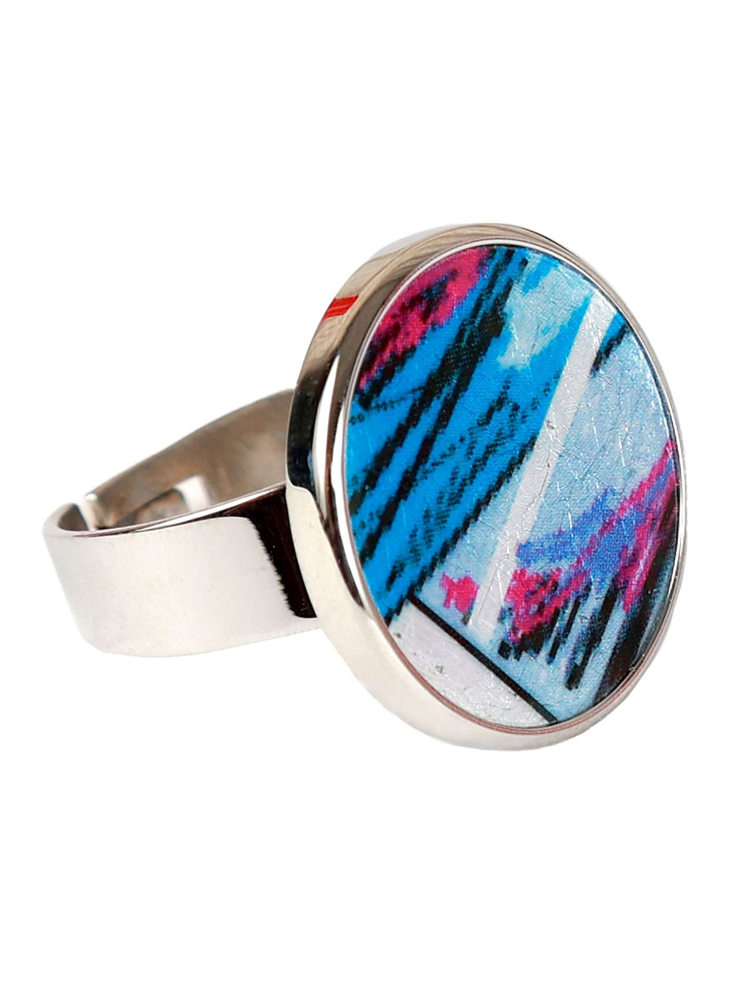 DeMarie Ring in Blau: Vorderseite