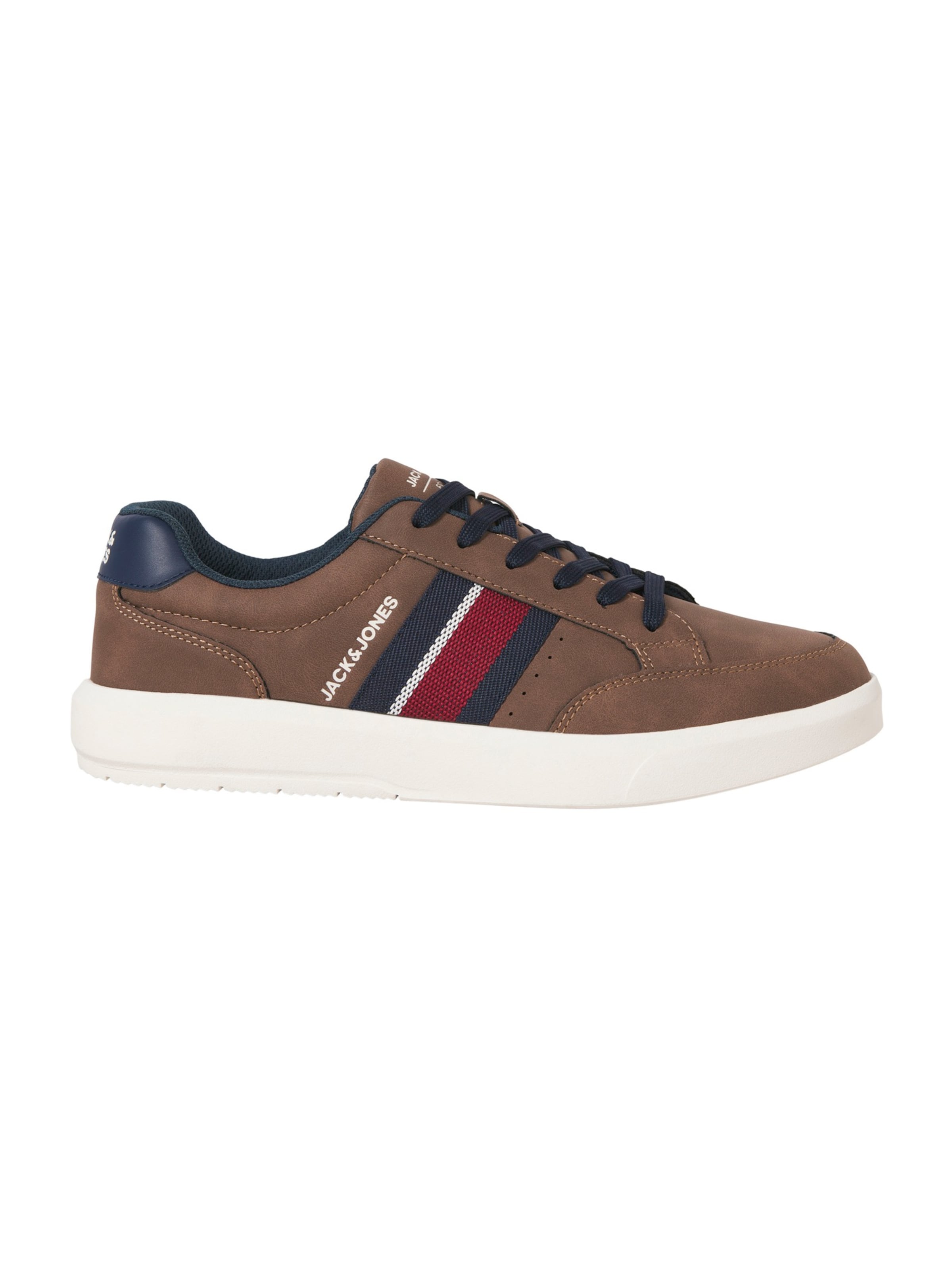 JACK & JONES Nizke superge 'JFWJOHNSON' | rjava barva