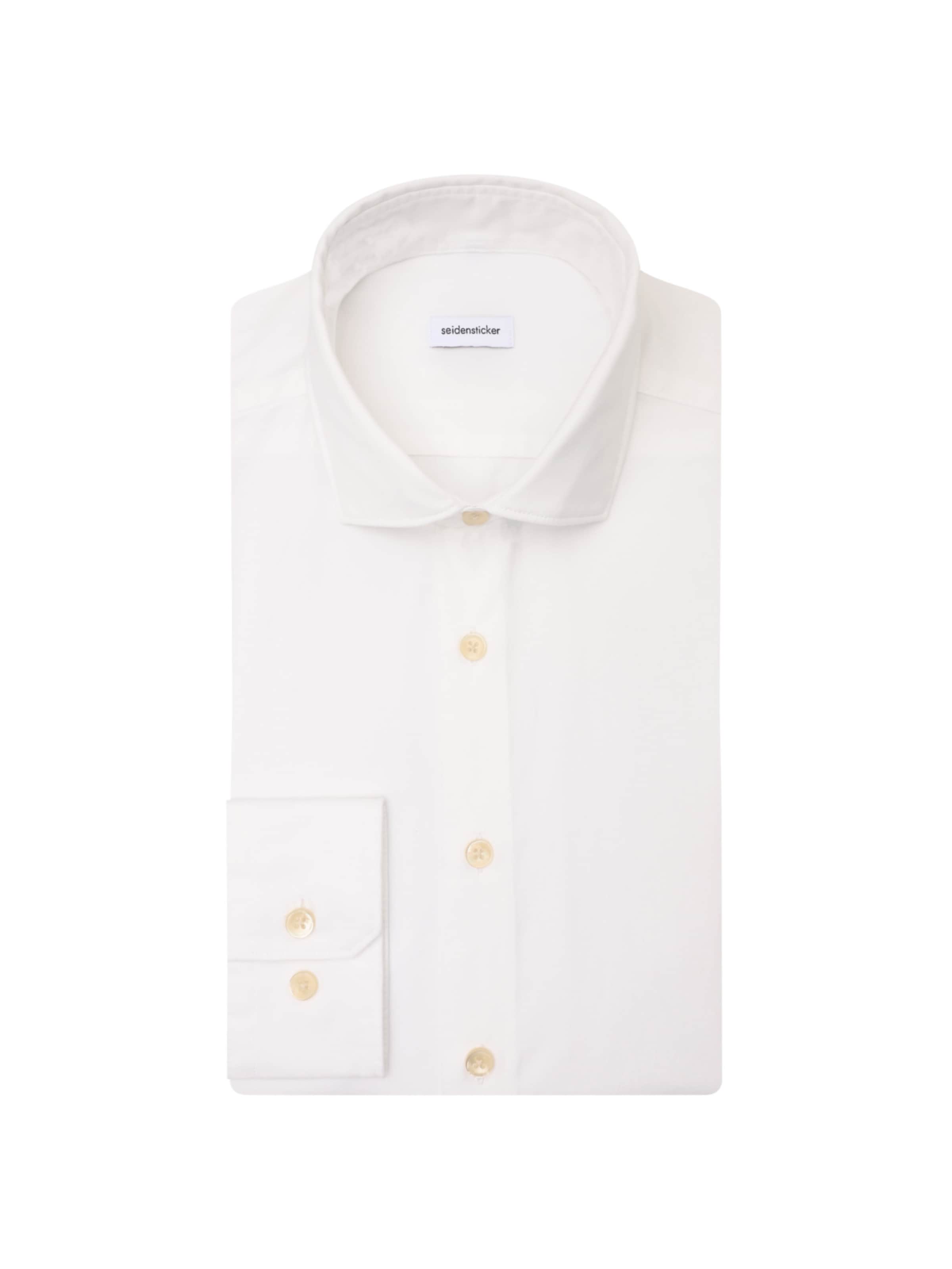 SEIDENSTICKER Button Up Shirt 'Smart Casual' in White: front