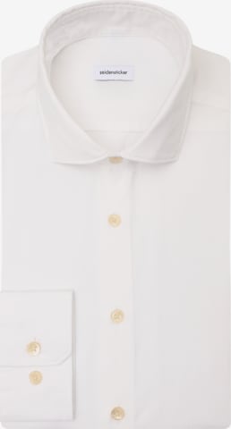 SEIDENSTICKER Button Up Shirt 'Smart Casual' in White: front