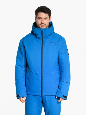 ZIENER Athletic Jacket 'TARAINO-Z' in Blue: front
