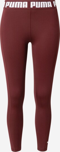 PUMA Workout Pants in Aubergine / White, Item view