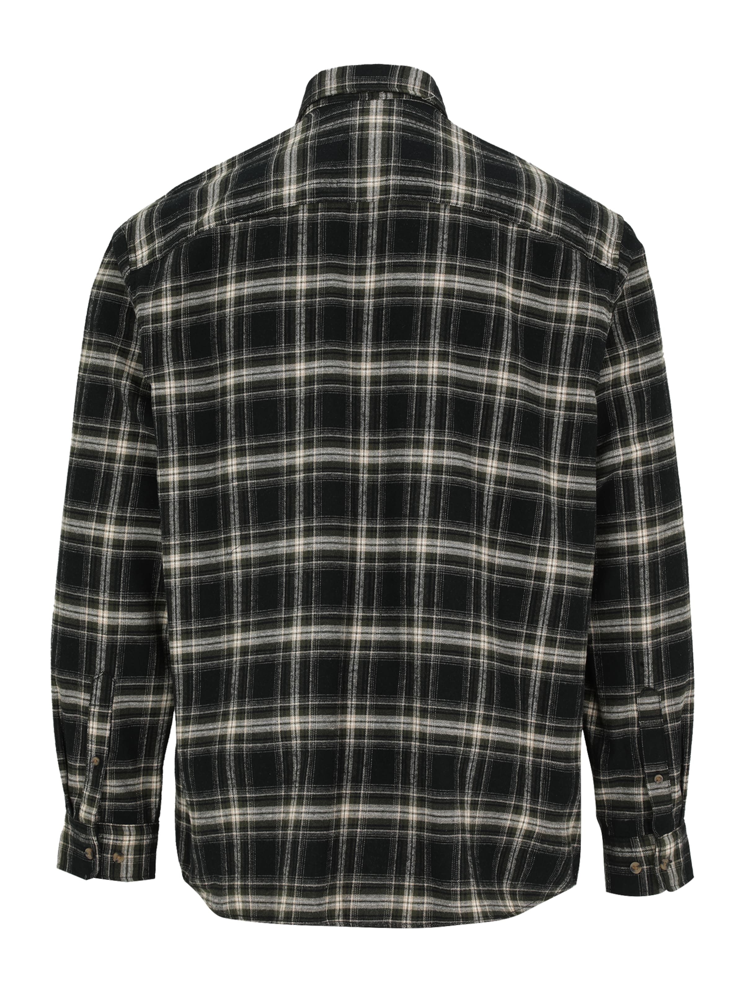 Jack & Jones Plus Средняя посадка Рубашка 'JJJOSHUA' в Черный