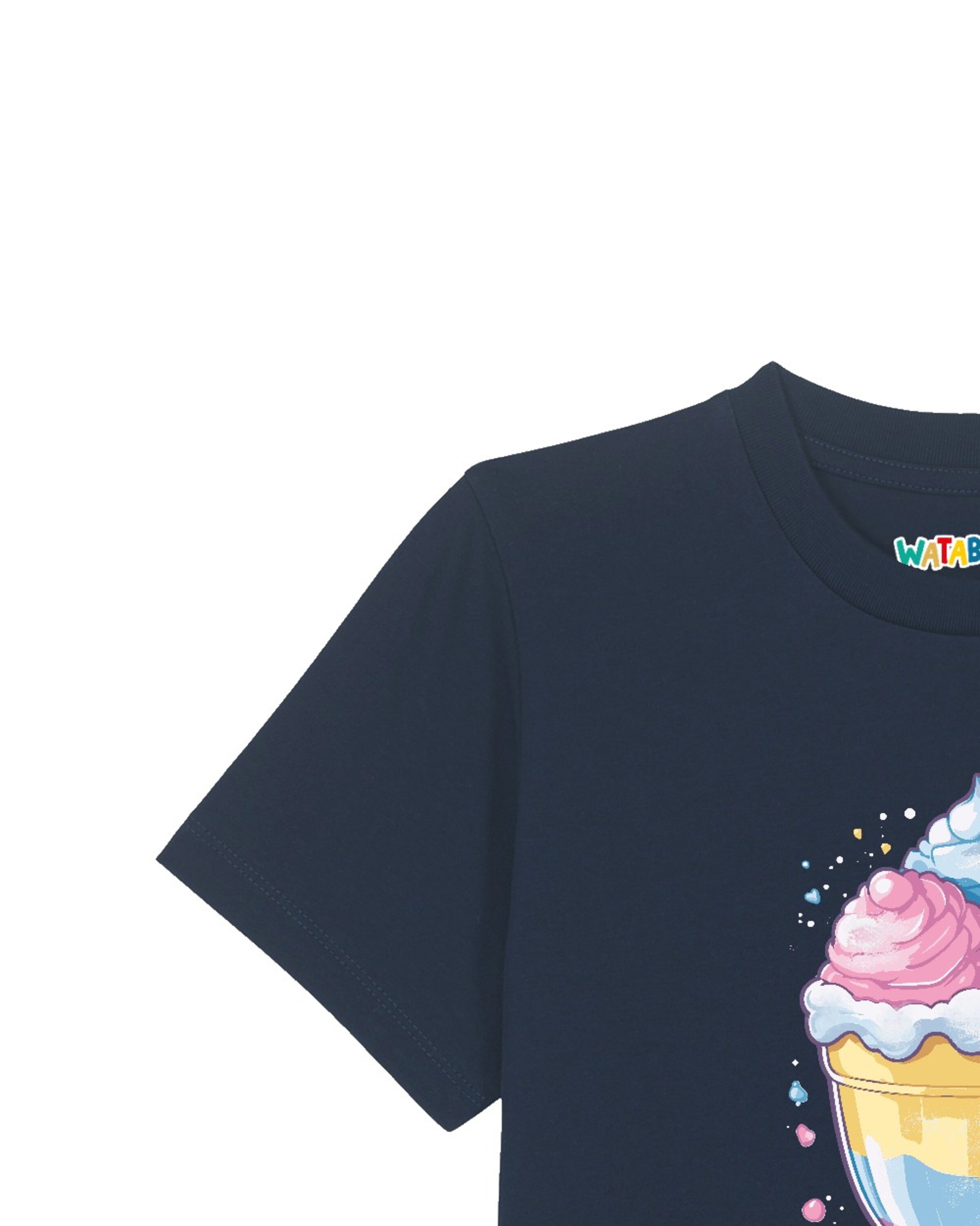 watabout.kids Shirt ' Eisbecher ' in Blauw