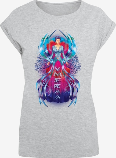 ABSOLUTE CULT T-shirt 'Aquaman - Mega Dress' en gris / gris clair, Vue avec produit