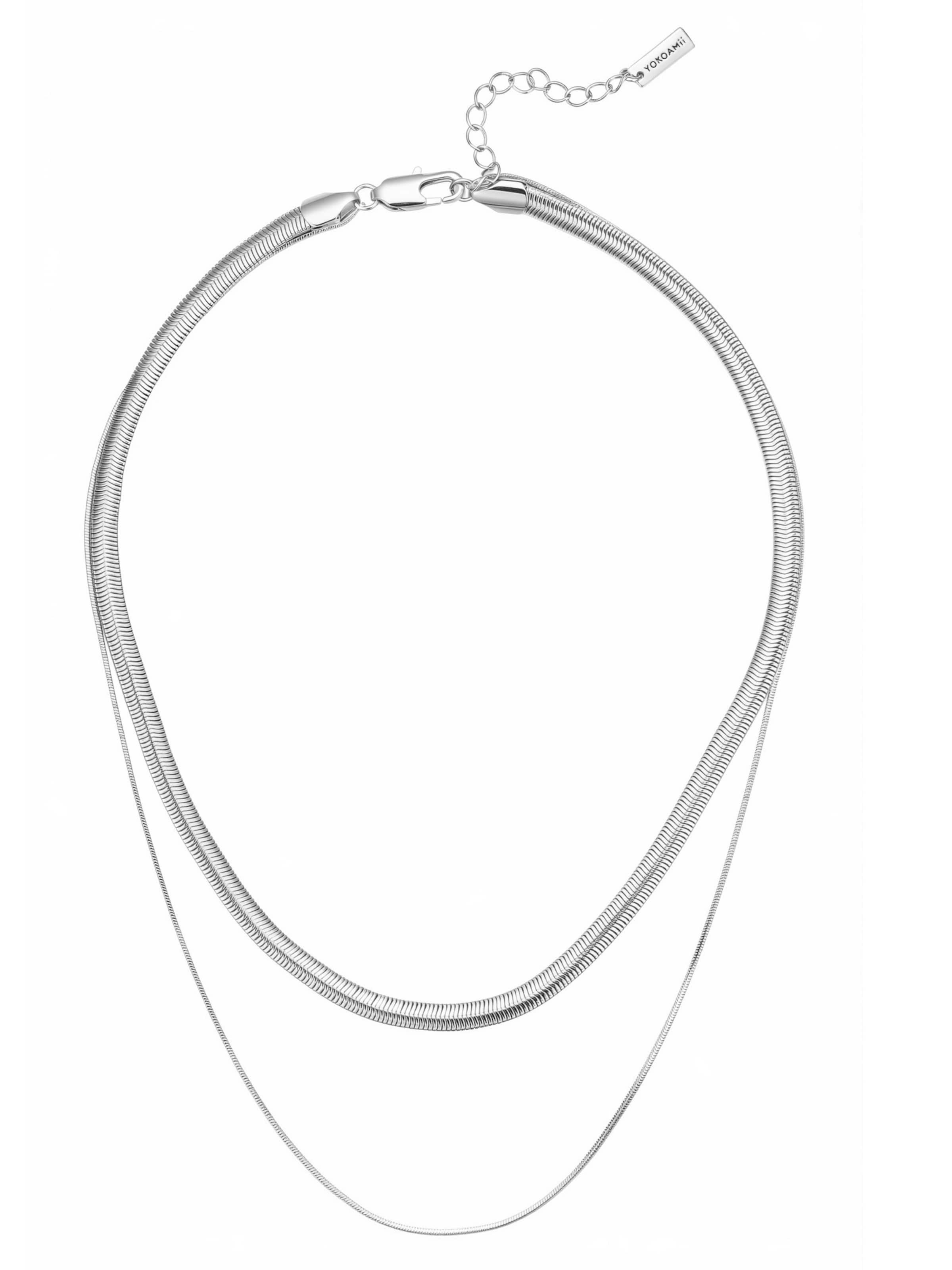 Yokoamii - Cadena en plata: frente
