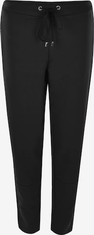 HAJO Pyjamahose 'Homewear Hose Klima-Komfort® Uni' in Schwarz: Vorderseite