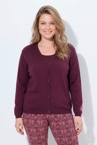 Ulla Popken Strickjacke in Rot