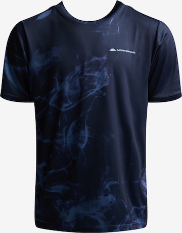 MONTERRAIN T-Shirt in Blau: Vorderseite