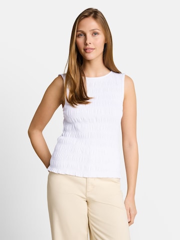 TOM TAILOR DENIM Top in White: front