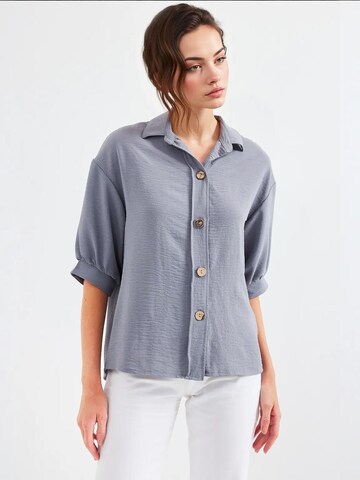 Bigdart Blouse in Grey