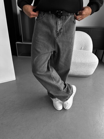 Kleidermafia - Ropa ancha Vaquero 'Relax Baggy Jeans - Anthracite' en gris