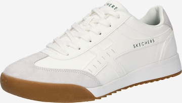 Baskets basses SKECHERS en blanc : devant