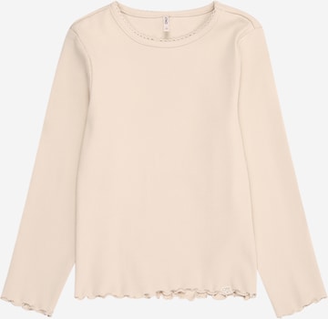 T-Shirt 'KMGTRINNY' Only Mini en beige : devant