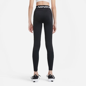 NIKE Skinny Sporthose 'Pro' in Schwarz