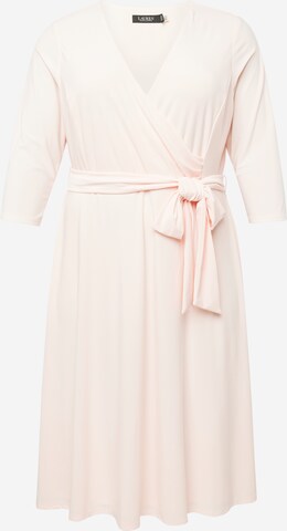 Lauren Ralph Lauren Plus Kleid 'CARLYNA' in Pink: predná strana