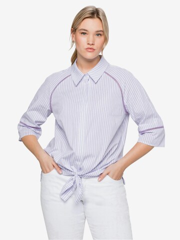 SHEEGO Blouse in Purple: front