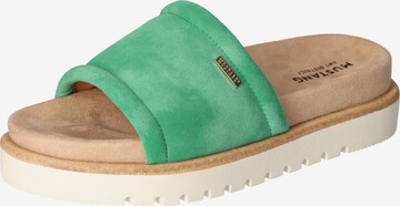 MUSTANG Mules in Green: front