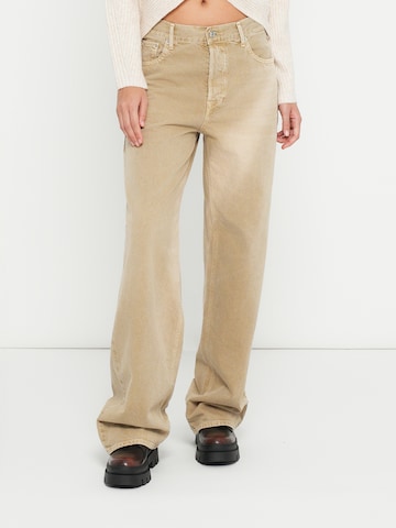 REPLAY Loosefit Jeans 'CARY' i beige: forside